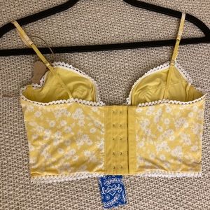 Yellow Bralette Top
